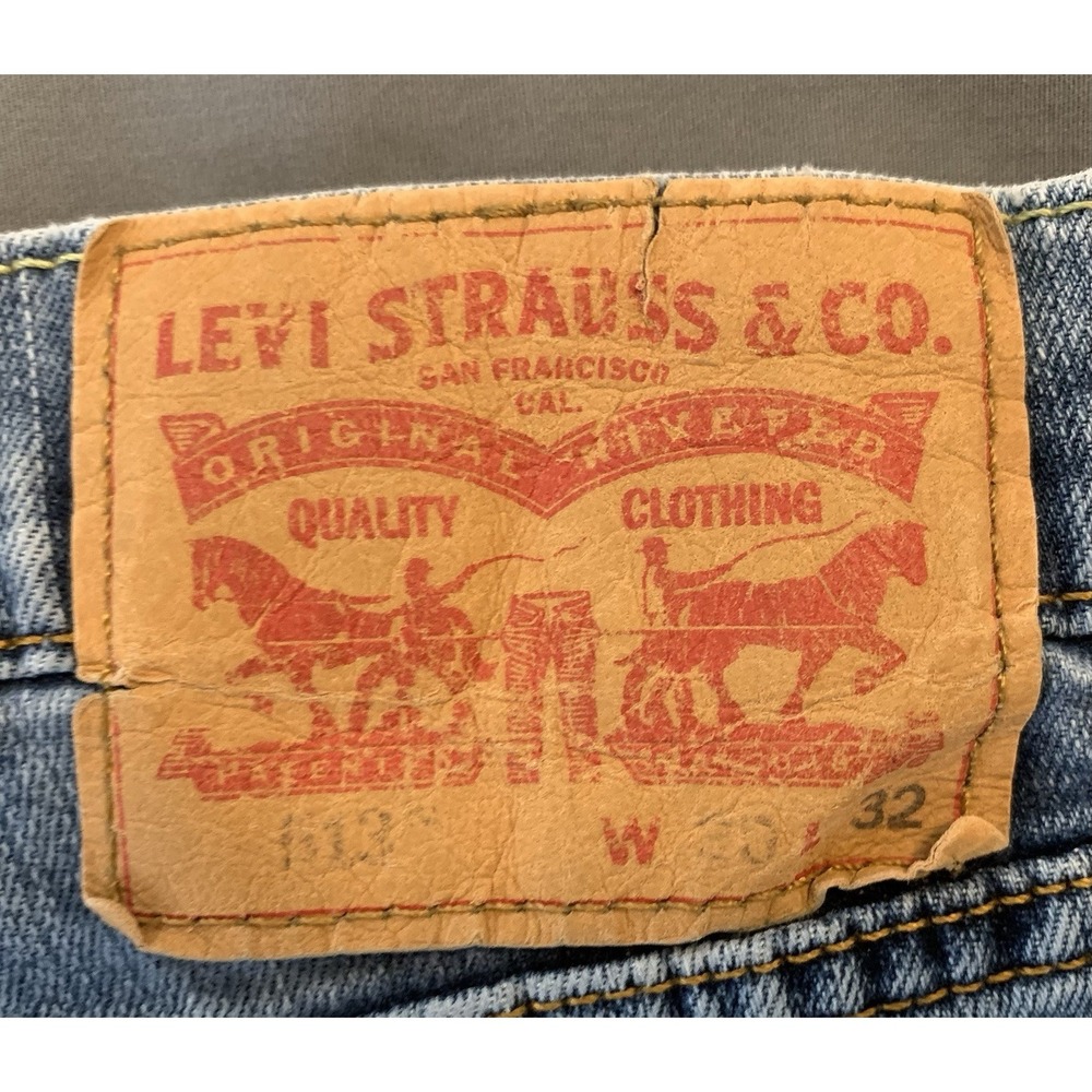 LOT OF 3 Levi's Jean Cut Offs Shorts Woman's 30" Waist Blue/Blue/Black See Pics - Picture 16 of 16
